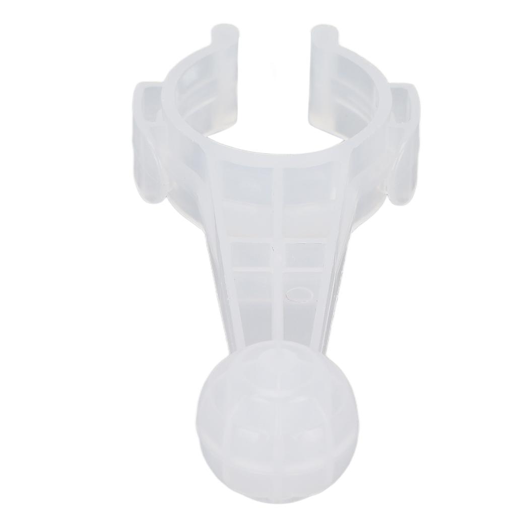 Universal Hose Holder Clip Oxygen Tube Cannula Transparent Fixing Clamp for Hospital