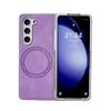 Retro Leather Grain Magnetic Case for Samsung Galaxy Z Fold5/4/3 - Drop-proof & Foldable