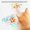 6Pcs Multi Colored Pet Cat Soft Plush Ball Sound Toy Interactive Training Cat Teaser Toy