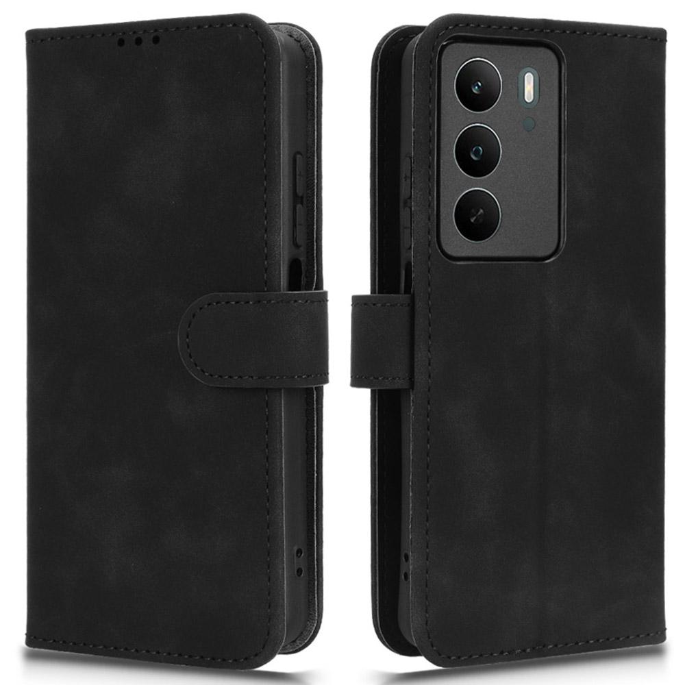 Pro Realme C71 4G Kožené pouzdro s povrchem na dotek, odolné proti pádu, peněženkové flipové pouzdro na telefon