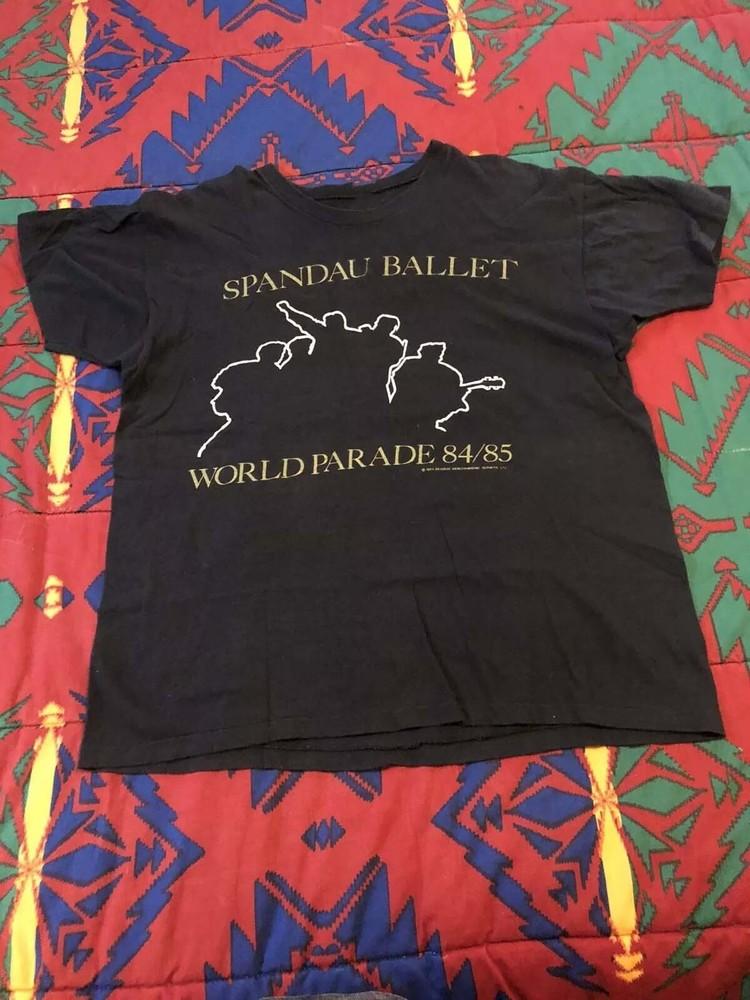 

Hot Spandau Ballet band Black CottonShirt Twoside All Size Unisex T-Shirt XXXXL