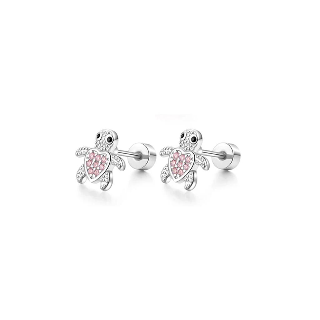 1-6 Pairs 20G Stainless Steel Flat Back Stud Earrings Hypoallergenic Jewelry for Women Cartilage Daith Piercing