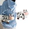 Women Crossbody Milk Cow Bag Students Cute Cartoon Doll Casual Shoulder Bag Mobile Phone Bag Surprise Gift