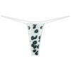 Tanga Seamless Attraente con Stampe Leopardo e Zebra, T-back, Biancheria Intima da Donna G012