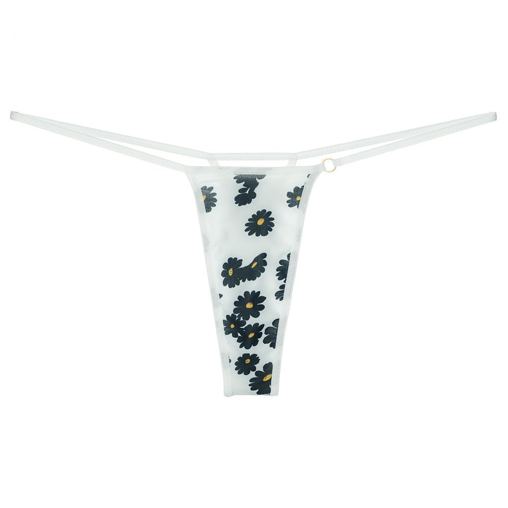 Tanga Seamless Attraente con Stampe Leopardo e Zebra, T-back, Biancheria Intima da Donna G012