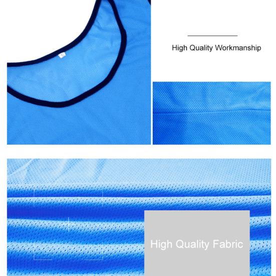 Unisex Kids Adult Outdoor Sport Football Training Match Mesh Sleeveless Vest Top