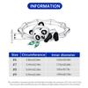 Orstarry   CopperPanda Animal Closed Ring For Women Finger Ring Personality Jewelry Party Trendy Gifts
