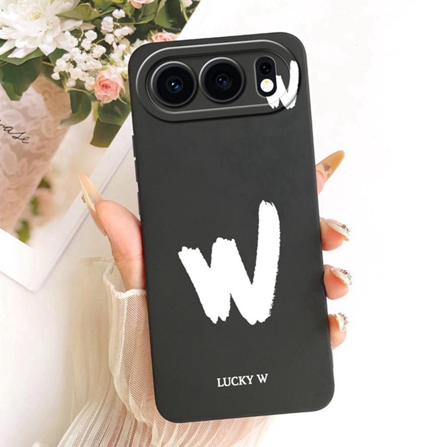 For Honor 500 Pro Case Honor500 Cover Lucky A-Z Letters Soft Silicone Coque Phone Case For Honor 500Pro MEP-AN00 Cases