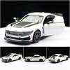 Toy Car Model 1/38 2024 Ford Mustang Dark Horse Diecast Alloy Miniature Metal Collection Gift for Children Boy Kid
