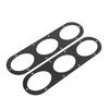 2Pcs Universal Aluminium Car Rear Bumper Race Air Diversion Diffuser Panels