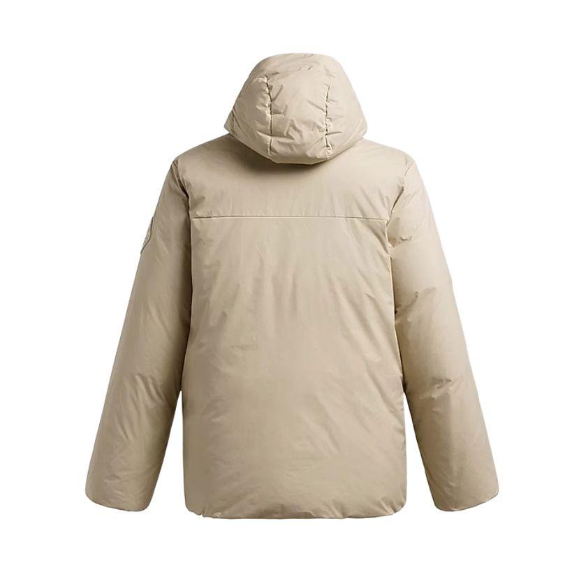 Under Armour Limitless Down Short Sleeve Jacket Casual Solid Color Hooded Long Sleeve Down Jacket Men Jackets Khaki 1384651-290