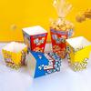 Disposable Popcorn Buckets Container Holder Paper Cup Popcorn Boxes Packaging Box For Theme Birthday Party Decoration