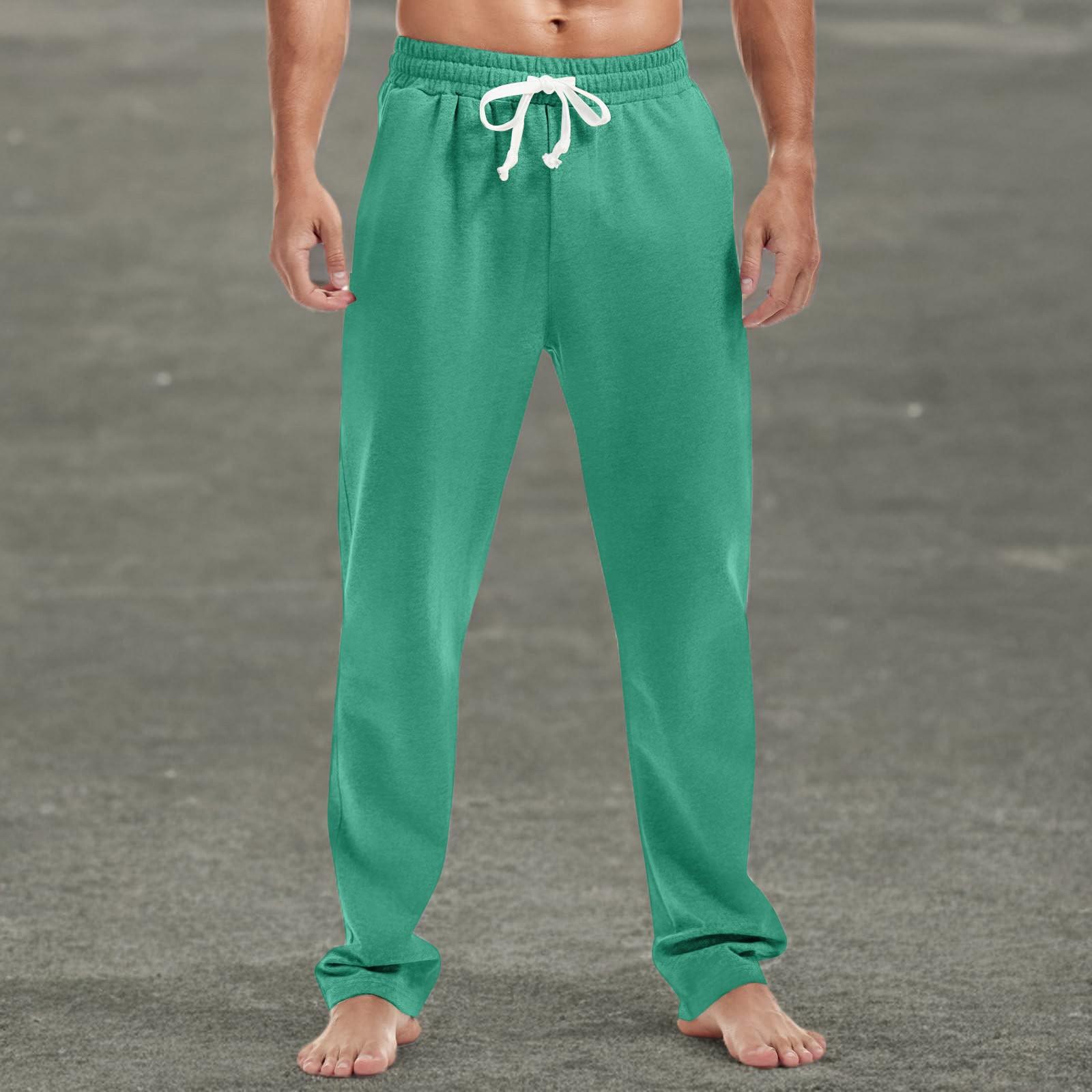 

Мужские модные прямые повседневные спортивные брюки с принтом и карманами L