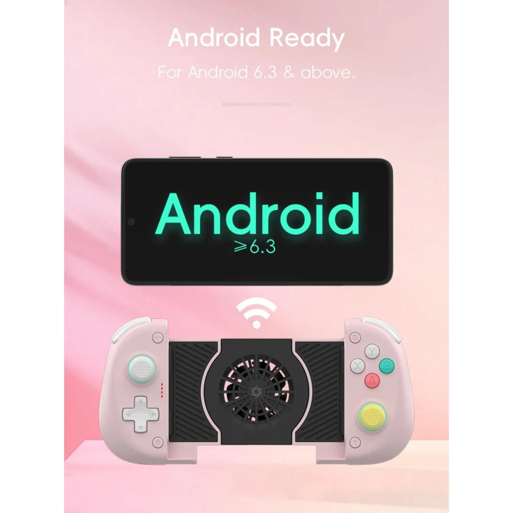 X3 Wireless Mobile Game Controller - Ergonomic Gamepad with Dual Vibration for Smartphone  PUBG Mobile
