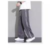 Streetwear Mens Casual Pants With Polyester Blend And Drawstring Closure For Summer Youth Fashion