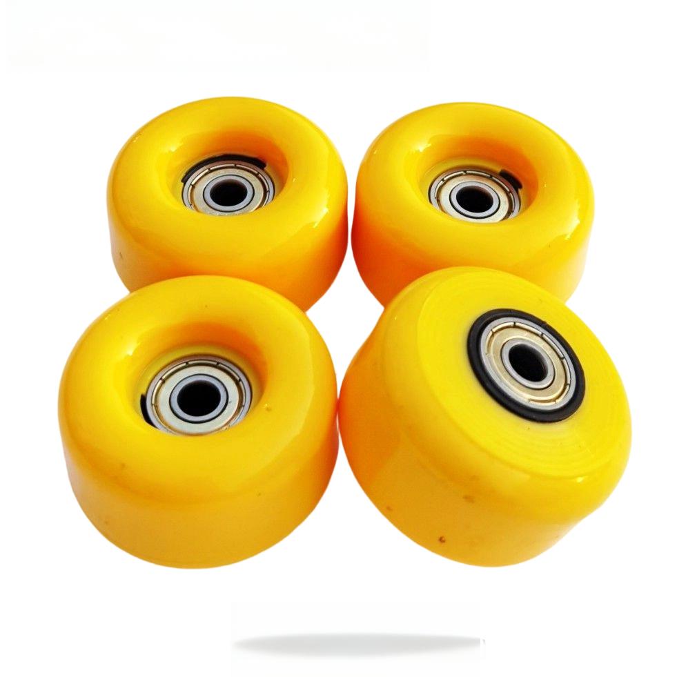 Ruidongle Kids High Rebound Pu Skateboard Wheels 95A Professional Street Skate Wheels