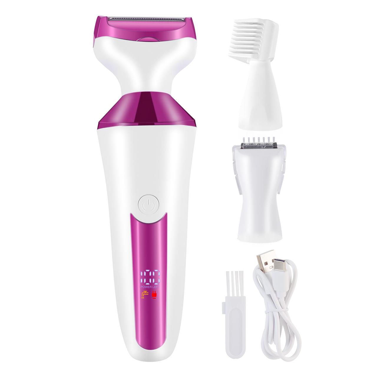 

Электрический эпилятор три-в-одном для женщин, триммер для бровей, эпилятор для всего тела, триммер для волос в интимной зоне, IPX6