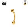 G23 Titanium ASTM-F136 Piercings Eyebrow Internal thread Eyebrow Piercings Body Zircon For Women zircon Earring