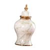 Ceramic Flower Vase Ornament ,Floral Arrangement ,Storage Jar ,Traditional Porcelain Storage for