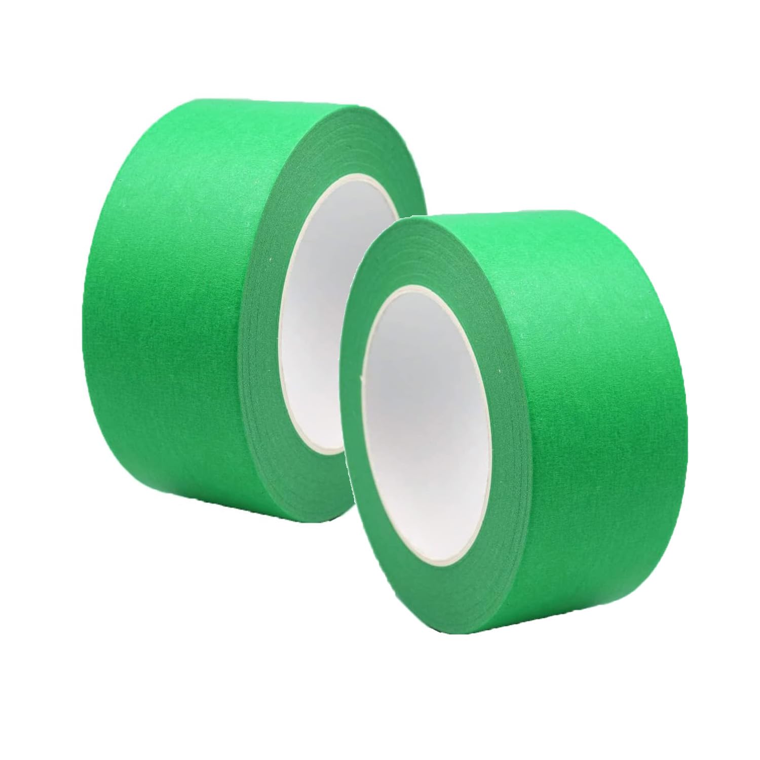 

ChasCoCo Masking Tape Duct Tape Colorful Masking Tape Plain Paper Tape for DIY 15mm x 13m Light Green 2-Pack Crafts, Painting, Protection, зелёный
