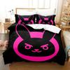 New Anime D.va Overwatch Beding Set For Bedrom Soft Modern Bedspreads Comefortable Children Kids Soft Duvet Cover Comfortable Quilt Cover And