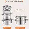 ASD 28cm 3-Layer 304 Stainless Steel Steamer Pot