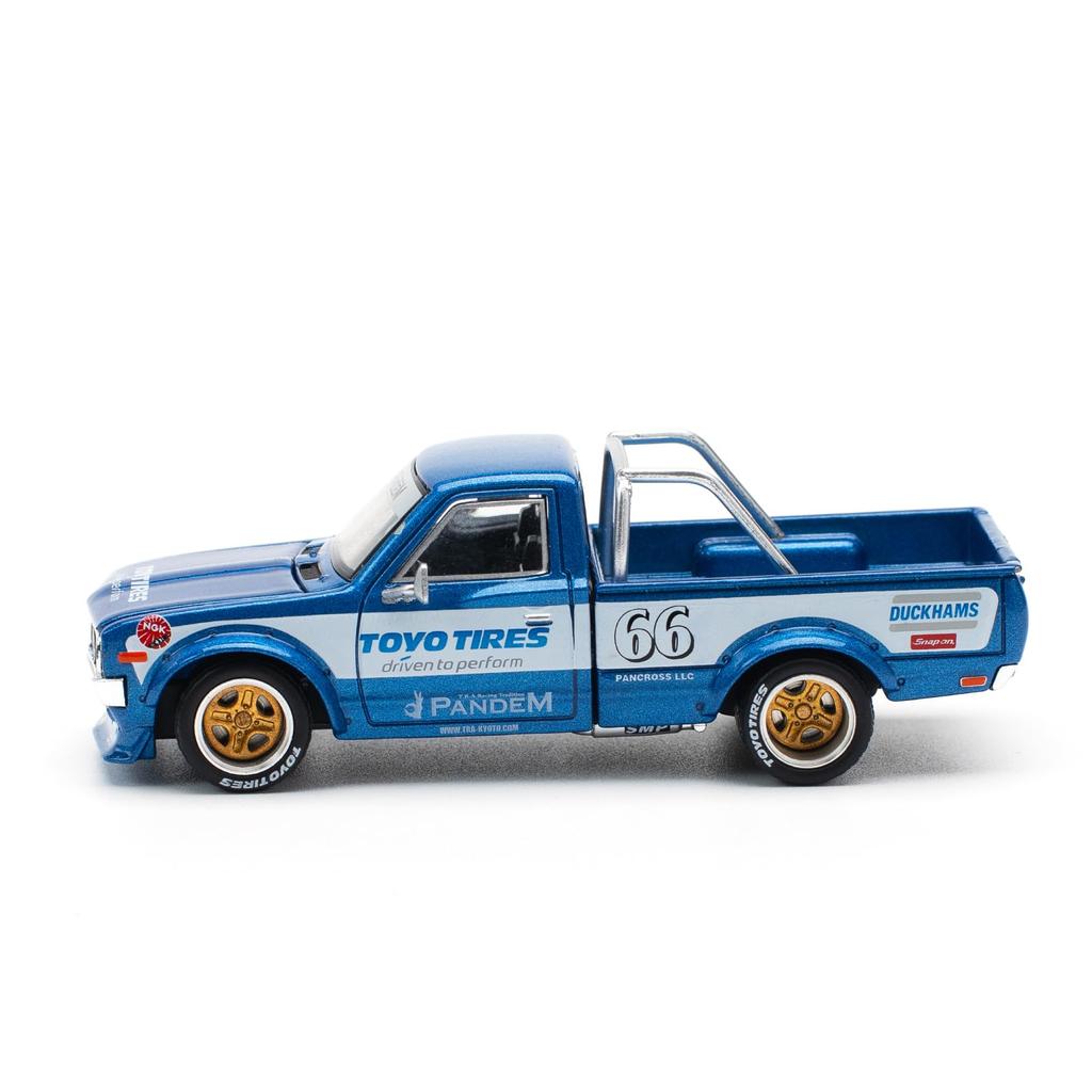 POP RACE Pandem Datsun 620 Blue New Touring PR640217 1/64 (Finished Model)