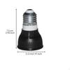 مصباح LED داخلي E27 COB سبوت لايت، إضاءة ساطعة، موفر للطاقة أسود أبيض دافئ 5 واط