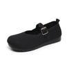 Old Beijing spring new women's casual shoes flying woven shoes breathable casual shoes non-slip versatile women's single shoes