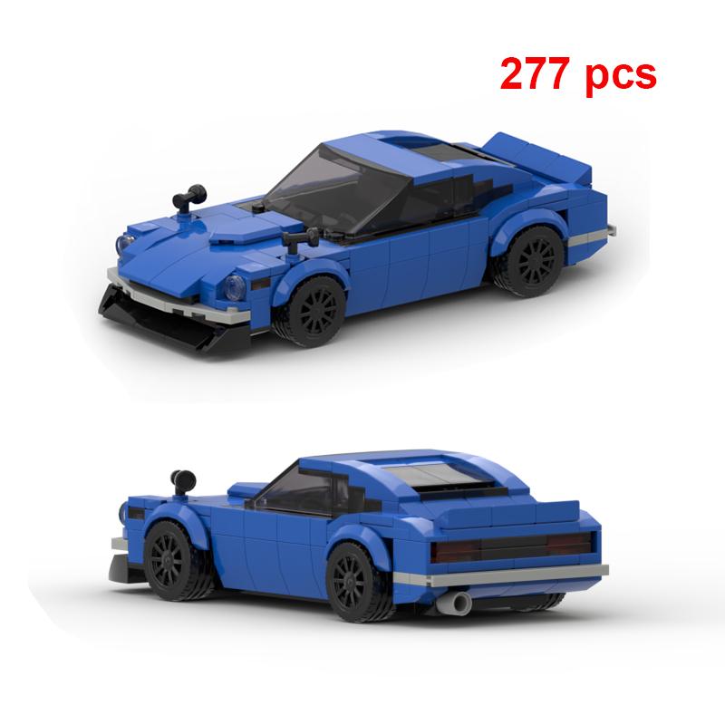 

MOC Fairlady 240Z Speed Car JDM City Vehicle Racer Building Blocks Brick Creative Garage Toys For Adults Boys Gifts