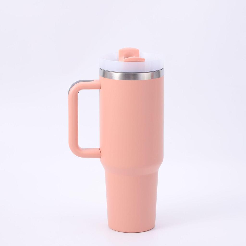Third Gen 40oz Handle Thermos Cup, 304 Stainless Steel, Large Capacity for Vehicles, Ice Cooler Cup.