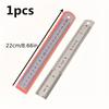 Double-Sided Stainless Steel Rulers Measuring 5.91inch, 7.87inch, and 11.81inch