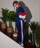 FANGOH Tempo-Velvet Track Pants Blue