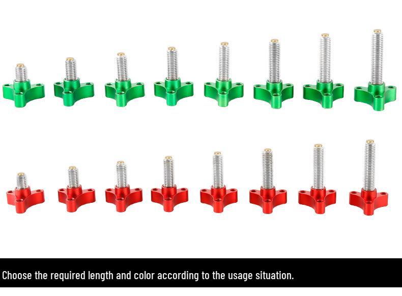 Xingyuan M12 Hand-Tightening Screw Copper Head with 1/4 Expansion Interface for Astronomy Photography - Various Lengths