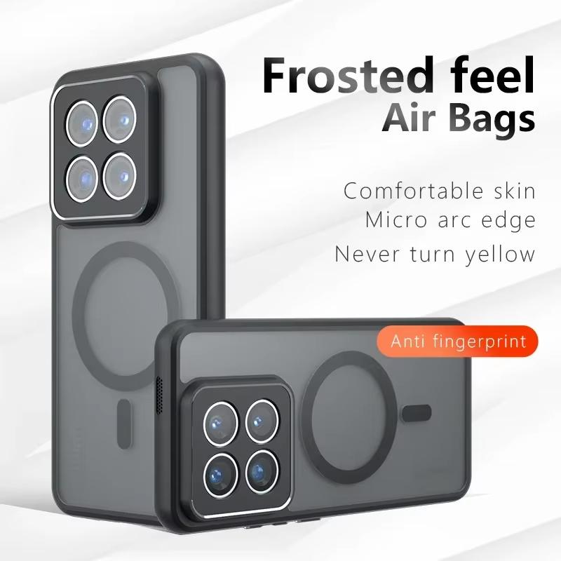 Funda Acrílica Mate Magnética de Carga Inalámbrica Inteligente For Honor 400 Para Honor400 Smart X7D Paracho Duro Transparente Resistente a Golpes