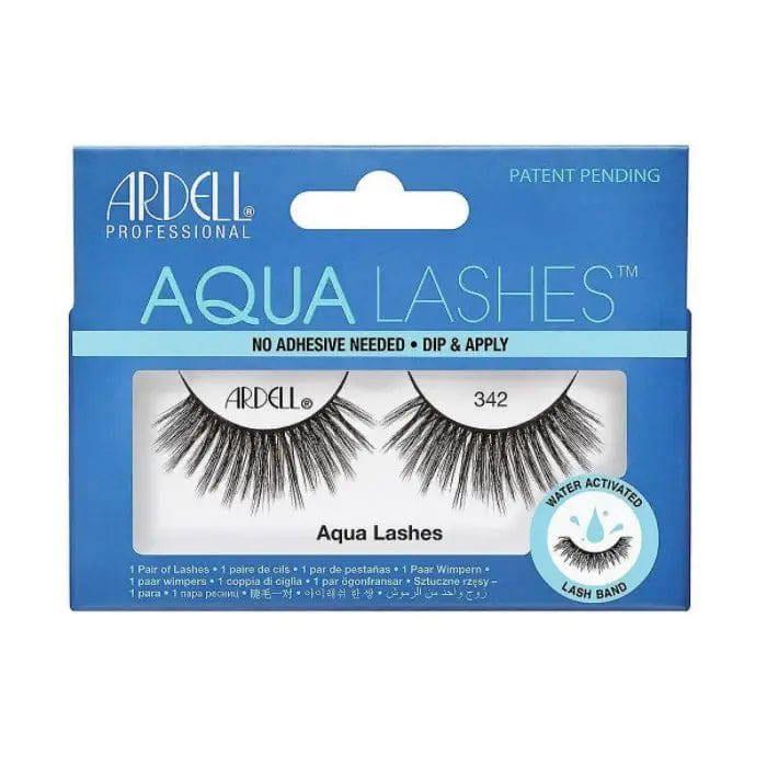 False Eyelashes - Ardell - Aqua Lashes 342 - Black - Quick Application - Glue-Free