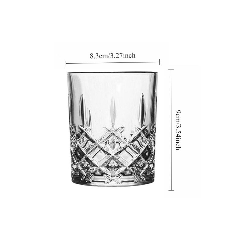 Special Drink Cups 310ml/320ml Engraved Long Drink Cups Cocktail Cups Juice Cups Whisky Cups Water Cups and Beer Mugs Glass Cups 1pcs