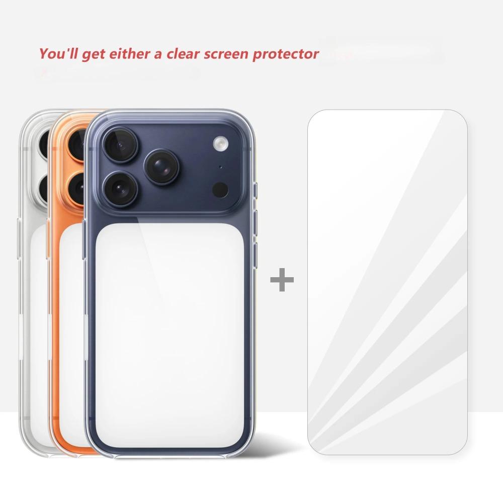 Transparente magnetische Hülle für Apple IPhone17 Pro Max AI-Kamerasteuerung Abdeckung für MagSafe kabelloses Laden Transparente Schutzhülle