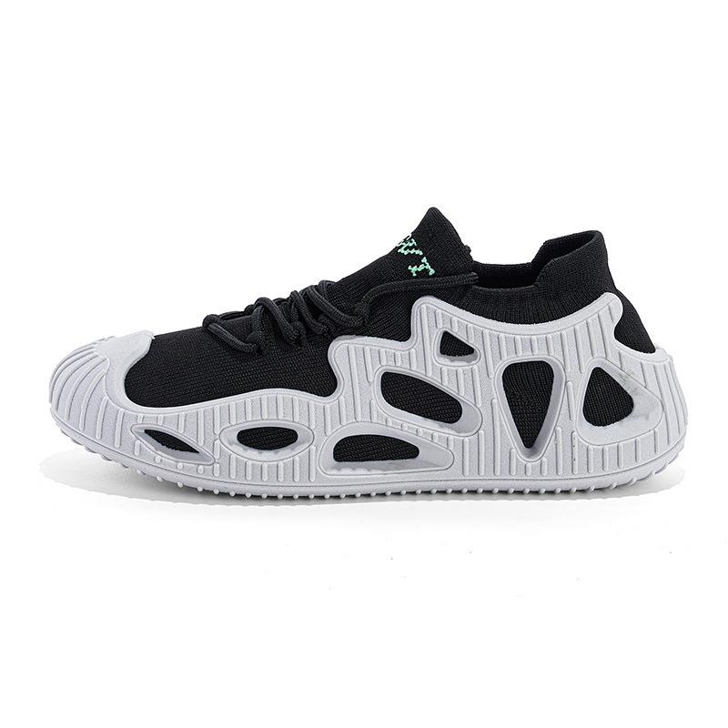 

Взуття чоловіче весняно-осіннє літаюче плетене чоловіче взуття м якопідошовне парне взуття для бігу повсякденне спортивне взуття низьке ледаче взуття 35-46 yards whole hand 12 pairs