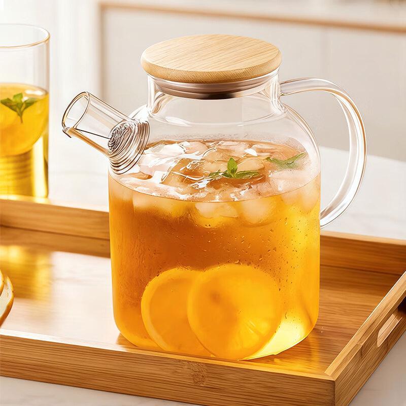 Szklany dzbanek na wodę 1,8 l z wysokiego szkła borokrzemowego