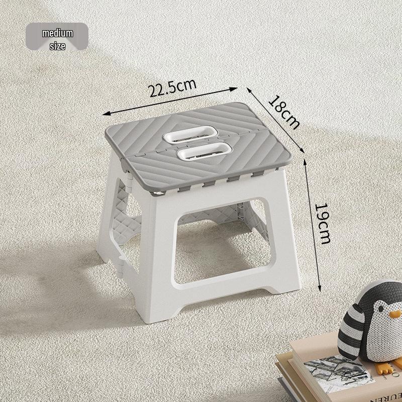 Scaun portabil pliabil din plastic pentru uz exterior și interior