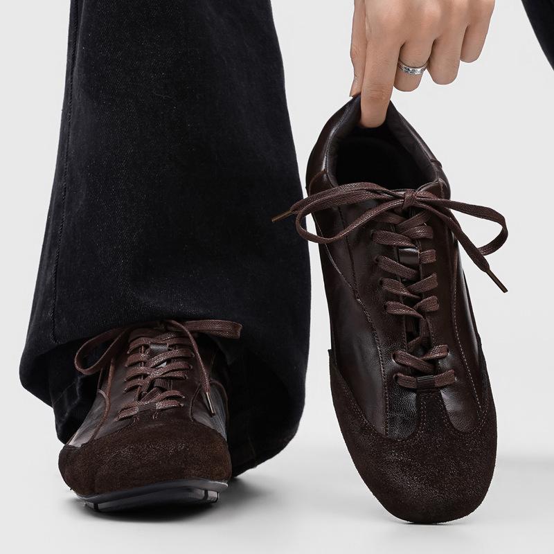 Retro Fashion Personalized Simple Leather Shoes