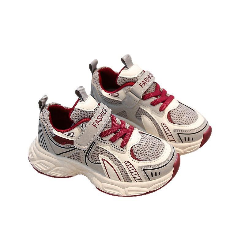 Children's sports shoes 2025 autumn new breathable casual boys' dad shoes soft sole lightweight girls' running shoes