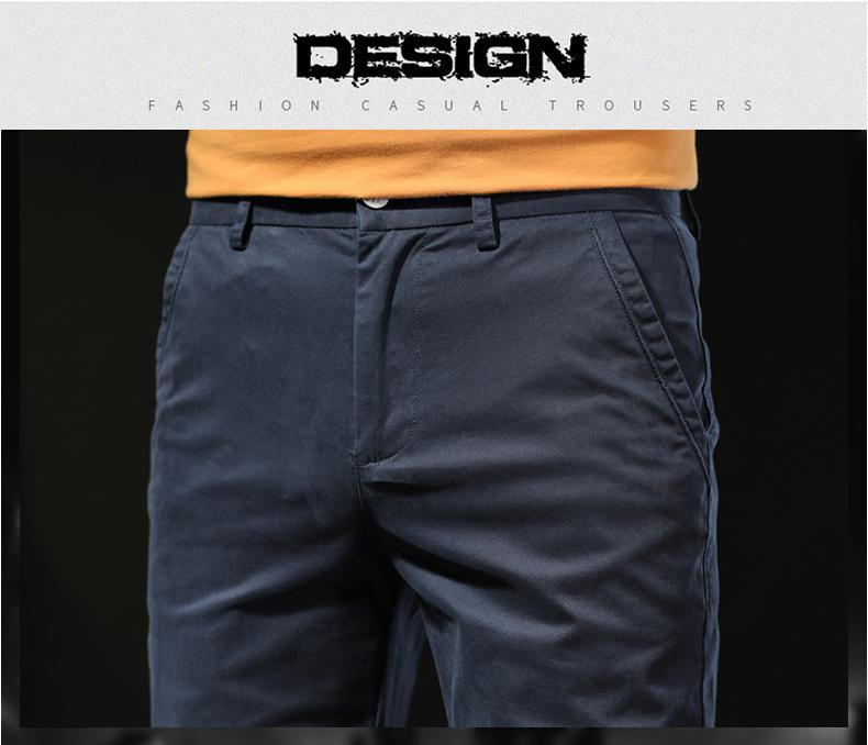 Hong Kong 2025 Men's Slim Fit Business Stretch Trousers - Spring/Autumn Season, High-End Straight Leg Casual Pants