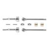 Steel Front Rear Axle Shafts 5mm Extended +2mm Thread Longer Driveshaft for 1/18 RC Crawler Car TRX4M Upgrade Parts
