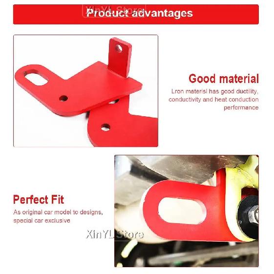 Car Trunk Front Rear Bumper Bar Towing Trailer Hook For Suzuki Jimny 2019 Up Car Accessories Red
