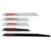 Reciprocating Saw Blades - Makita - P-83945 - 5 Pieces - Length 3x150, 1x200, 1x300 Mm - Black