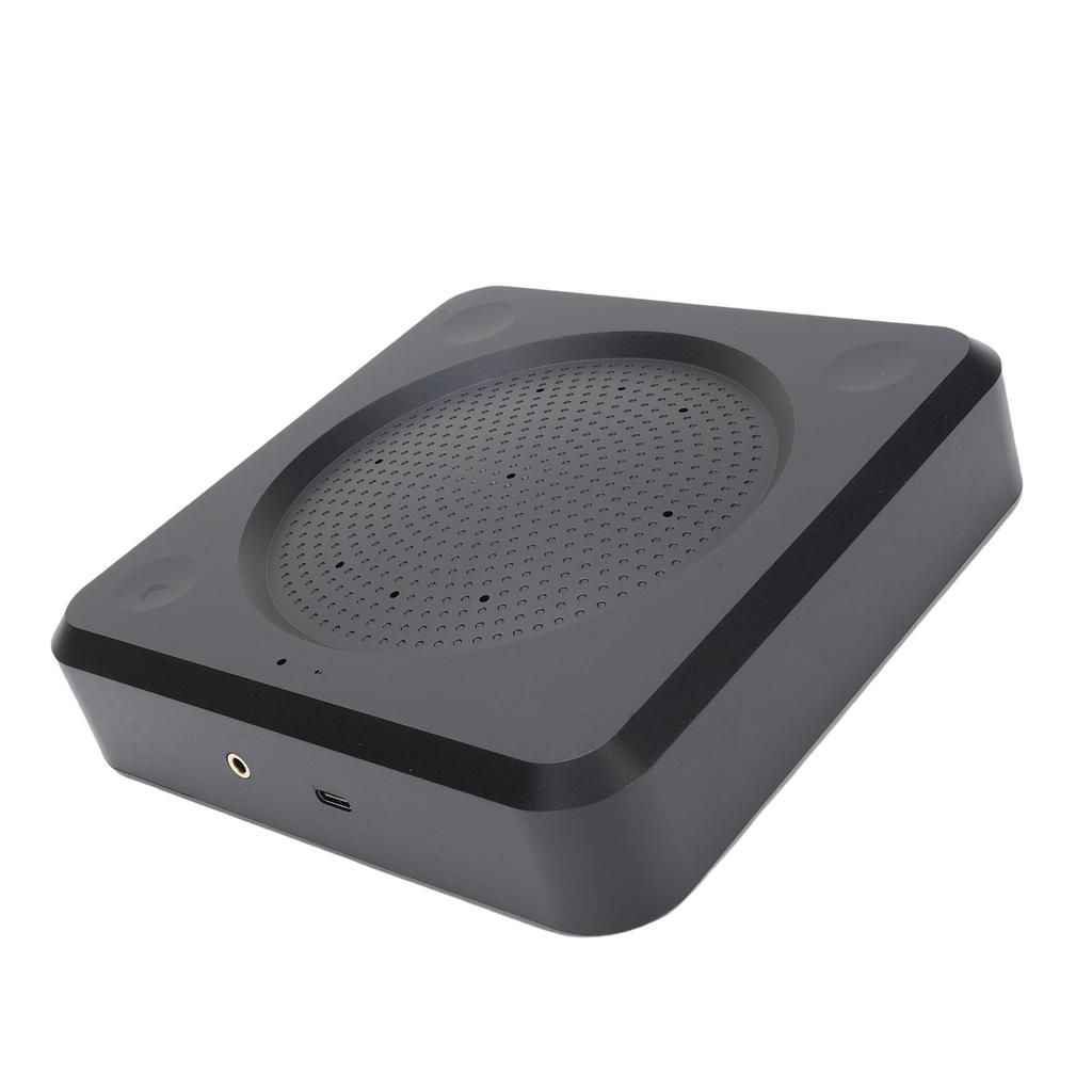 10m Conference Microphone 3.5mm Omnidirectional Conference Speakerphone Noise Reduction for Meeting Rooms