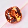 Natural Orange Sapphire Loose Gemstone 5.40 Ct Square Cushion Cut September Birthday Birthstone