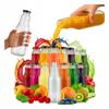60x FRUCHT Glasflaschen 1L Saft Milchflasche 1000ml + Deckel